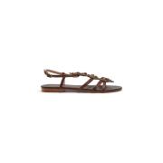 Flat Sandals Maliparmi , Brown , Dames