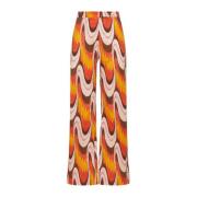 Straight Trousers Maliparmi , Multicolor , Dames