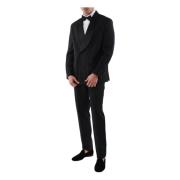 Double Breasted Suits Paoloni , Black , Heren