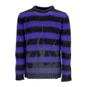 Zwarte Flames Jumper - Streetwear Collectie Vision OF Super , Purple ,...