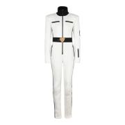 x Rossignol - monogram ski suit Balmain , White , Dames