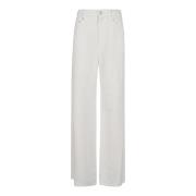 Trousers Brunello Cucinelli , White , Dames