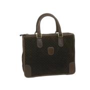 Pre-owned Suede handbags Gucci Vintage , Brown , Dames