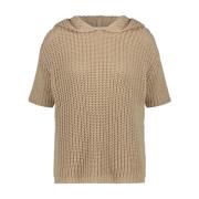 Round-neck Knitwear Jane Lushka , Beige , Dames