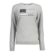 Round-neck Knitwear U.s. Polo Assn. , Gray , Dames