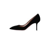 Pre-owned Suede heels Aquazzura Pre-owned , Black , Dames