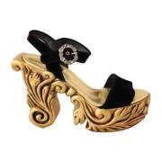 Flat Sandals Dolce & Gabbana , Black , Dames