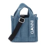 Handbags Ganni , Blue , Dames