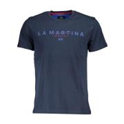 T-Shirts La Martina , Blue , Heren