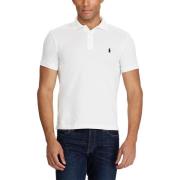 Witte Slim Fit Stretch Mesh Polo T-Shirt Ralph Lauren , White , Heren