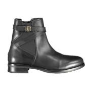 Zwarte polyesterlaars Tommy Hilfiger , Black , Dames