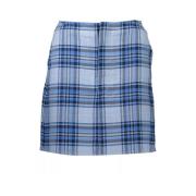 Korte Blauwe Katoenen Rok Tommy Hilfiger , Multicolor , Dames