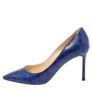 Pre-owned Fabric heels Jimmy Choo Pre-owned , Blue , Dames