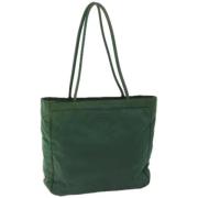 Pre-owned Fabric totes Prada Vintage , Green , Dames