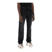 Straight Jeans Amiri , Black , Heren