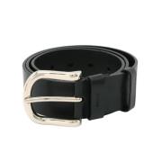 Pre-owned Leather belts Prada Vintage , Black , Dames