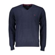 V-neck Knitwear Harmont & Blaine , Blue , Heren