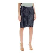 Leather Skirts Tom Ford , Blue , Dames