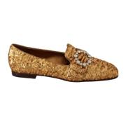 Flat Sandals Dolce & Gabbana , Yellow , Dames