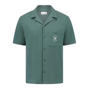 Pure Path Bouclé Shortsleeve T-Shirt Heren Groen Pure Path , Green , H...