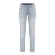 Moderne Skinny Fit Jeans in Blauw Grijs Pure Path , Blue , Heren
