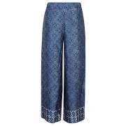 Wide Trousers Obidi , Blue , Dames