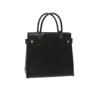 Pre-owned Leather handbags Gucci Vintage , Black , Dames