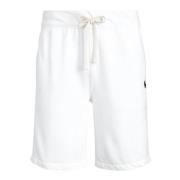 Witte joggingbroek met elastische tailleband Polo Ralph Lauren , White...