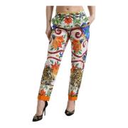 Slim-fit Trousers Dolce & Gabbana , Multicolor , Dames