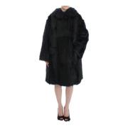 Faux Fur & Shearling Jackets Dolce & Gabbana , Black , Dames