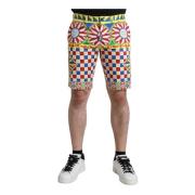 Casual Shorts Dolce & Gabbana , Multicolor , Heren