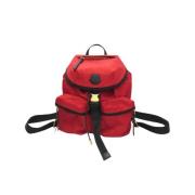 Pre-owned Cotton backpacks Moncler Pre-owned , Red , Dames