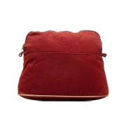 Pre-owned Cotton pouches Hermès Vintage , Red , Dames
