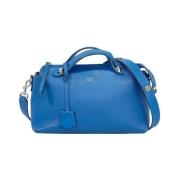 Pre-owned Leather handbags Fendi Vintage , Blue , Dames