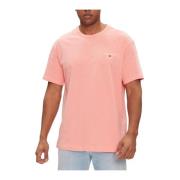 T-Shirts Tommy Jeans , Pink , Heren