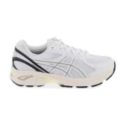 Mesh Sneakers met GEL Technologie Asics , White , Heren