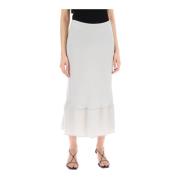 Midi Skirts Lemaire , Gray , Dames