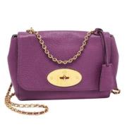 Pre-owned Leather shoulder-bags Mulberry Pre-owned , Purple , Dames