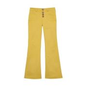 Trousers Ines De La Fressange Paris , Yellow , Dames