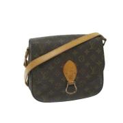 Pre-owned Canvas louis-vuitton-bags Louis Vuitton Vintage , Brown , Da...