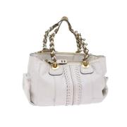 Pre-owned Leather shoulder-bags Chloé Pre-owned , White , Dames