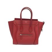 Pre-owned Leather handbags Celine Vintage , Red , Dames