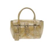 Pre-owned Leather handbags Fendi Vintage , Yellow , Dames