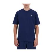 T-Shirts New Balance , Blue , Heren