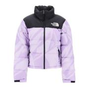 Down Jackets The North Face , Purple , Dames