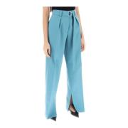 Straight Trousers Jil Sander , Blue , Dames