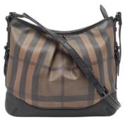 Pre-owned Leather burberry-bags Burberry Vintage , Brown , Dames