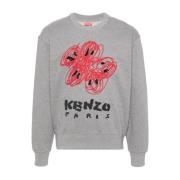 Round-neck Knitwear Kenzo , Gray , Heren