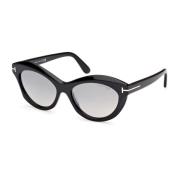 Toni Zonnebril Zwart Tom Ford , Black , Dames