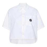 Short Sleeve Shirts Kenzo , White , Dames